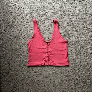 Out From Under Drew Seamless Snap-Front Bra Top in Rose